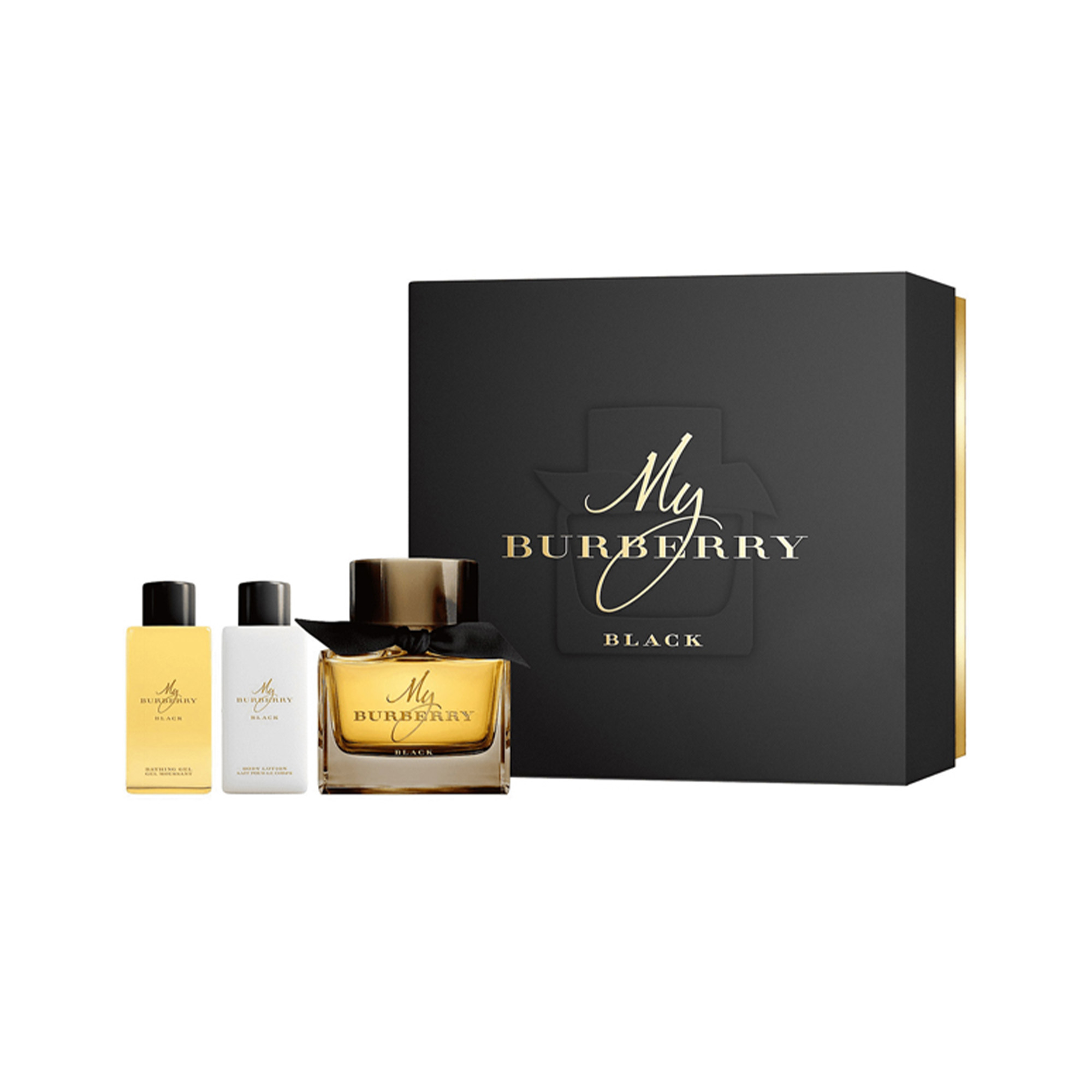 طقم بربري ماي بربري بلاك - أو دي بارفيوم (نسائي) 90مل 3 قطع
